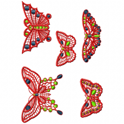 Butterfly Embroidery Design 2